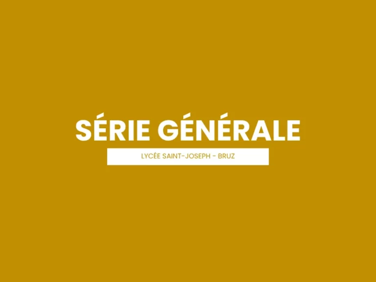 lycée Saint Joseph - série générale - témoignages